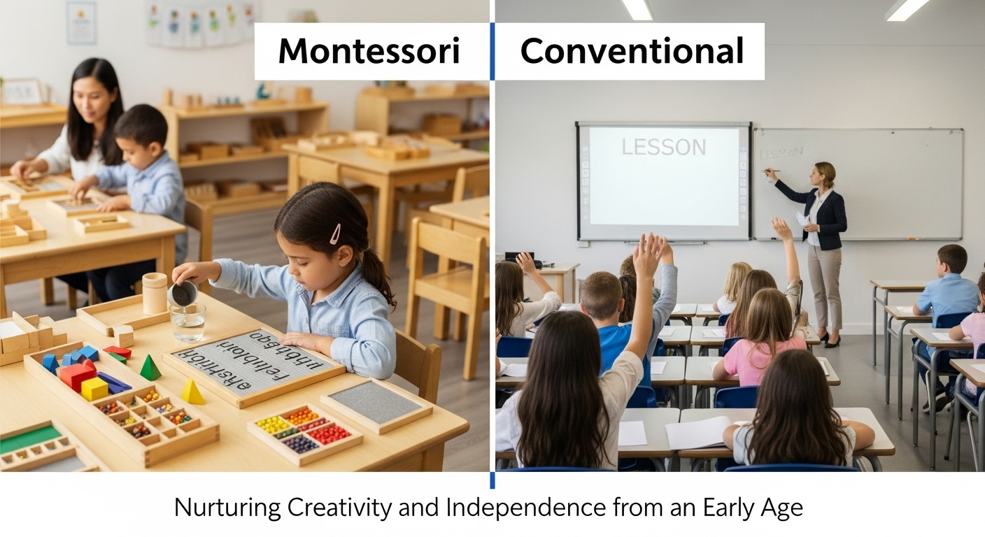 Kurikulum Montessori vs Konvensional: Menumbuhkan Kreativitas dan Kemandirian Sejak Dini