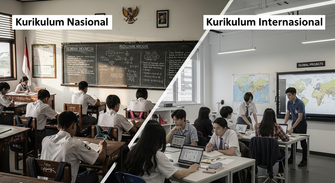 Kurikulum Nasional vs Kurikulum Internasional: Mana yang Lebih Efektif untuk Masa Depan Siswa Indonesia?